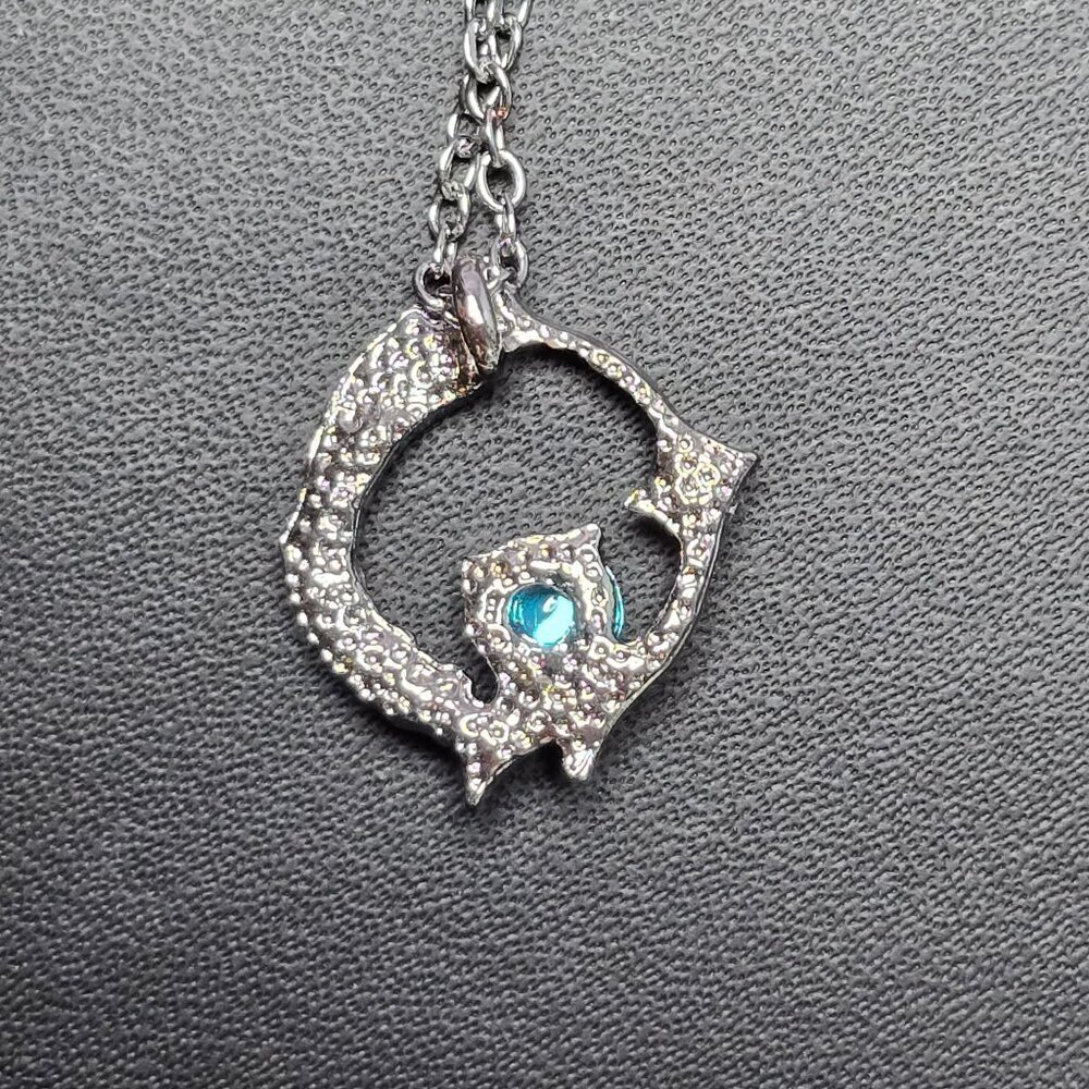 Moonlit Dreams Necklace With Purple Enamel & Crystals (NWOT) - Picture 3 of 5